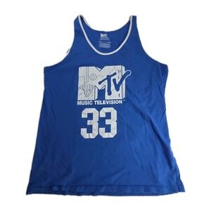 MTV Tank Top Mens Officially Licensed Music Television Sleeveless T-Shirt Tee
